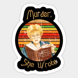 Vintage Murder, She wrote Sticker